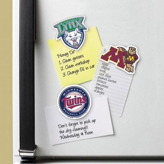 Northwestern University Wildcats Premium Acrylic Magnet with Multi Color Stylized N Design