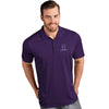 Northwestern University Wildcats Men's Antigua Purple Tribute Polo Shirt with Stylized N Design