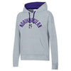 Northwestern University Wildcats Women's Champion Gray Stadium Hoodie with Sewn Appliqué Design