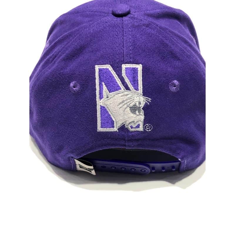 Northwestern University Wildcats Purple Authentic Vintage Snapback Flatrim Hat From 1995 Rose Bowl Year -3