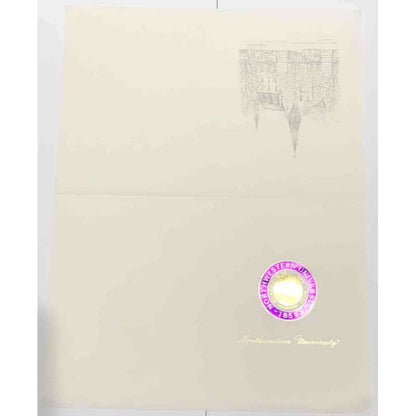 Northwestern University Wildcats Embossed Seal Design Invitation & Announcement Cards