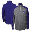 Northwestern University Wildcats Kids Two Tone Purple & Grey 1/4 Zip