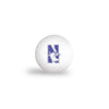 Northwestern Wildcats PING PONG BALLS - 6 pack with N-Cat Design