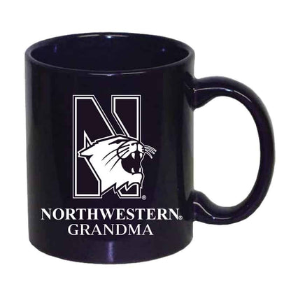 Northwestern University Wildcats 11 oz. Purple Ceramic Coffee Mug with Grandma Design