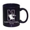 Northwestern University Wildcats 11 oz. Purple Ceramic Coffee Mug with MOM Design