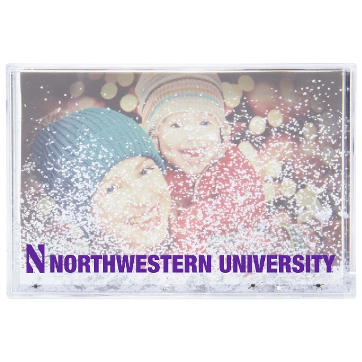Northwestern University Wildcats Snow Frame