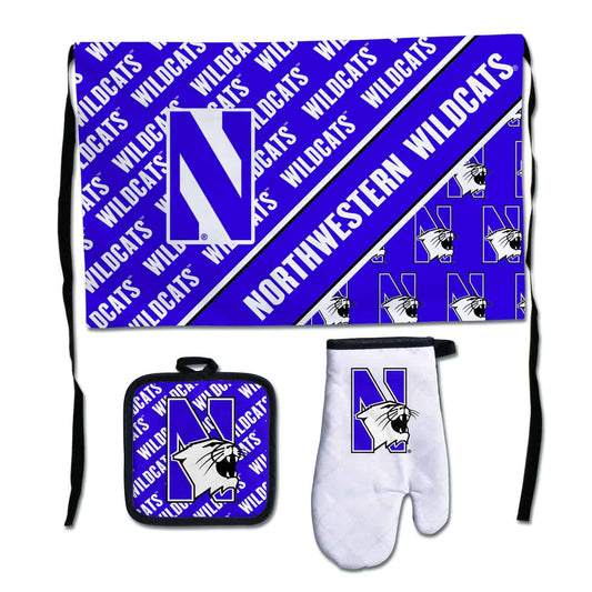 Northwestern Wildcats Deluxe Barbeque Set