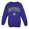 Adult Crewneck Sweatshirt  with Tackle Twill Sewn on Lettering