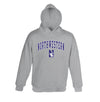 Adult Hooded Sweatshirt  with Tackle Twill Sewn on Lettering