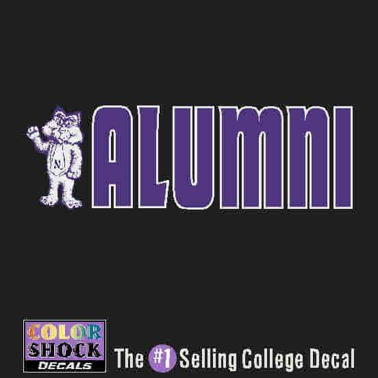 Northwestern Alumni Design Outside Application Decal