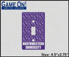 Northwestern University Light Switch Cover