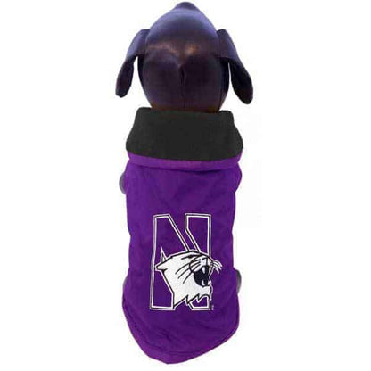 Northwestern University Wildcats Polar Fleece Dog Sweatshirt