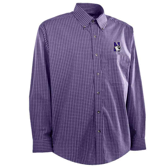Northwestern University Wildcats Antigua Men's Dress Shirt Esteem