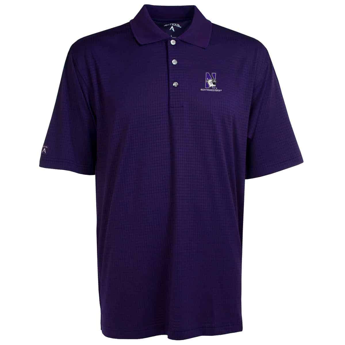 Northwestern Widcats Antigua Men's Polo Shirt   Phoenix 100203
