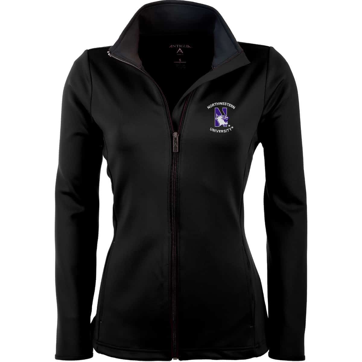 Northwestern Widcats Antigua  Women's Black Jacket   Women's Leader 100696