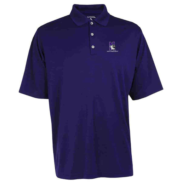 Northwestern Widcats Antigua  Men's Purple Polo Shirt    Exceed 100208