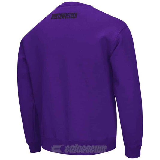 Northwestern Wildcats Colosseum Men's Purple Automatic Crewneck
