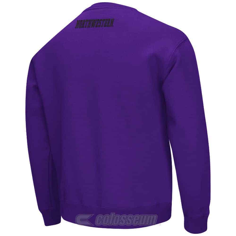 Northwestern Wildcats Colosseum Men's Purple Automatic Crewneck