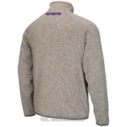 Northwestern Wildcats Colosseum Men's Heather Grey Backcountry Jacket