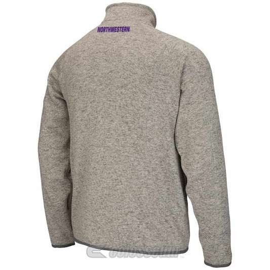 Northwestern Wildcats Colosseum Men's Heather Grey Backcountry Jacket