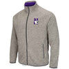 Northwestern Wildcats Colosseum Men's Heather Grey Backcountry Jacket