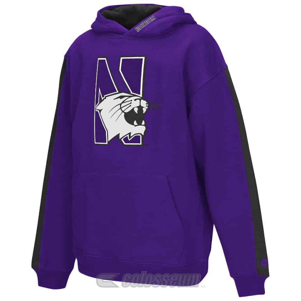 Northwestern Wildcats Colosseum Youth Purple Rally Pullover Hoodie