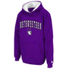 Northwestern Wildcats Colosseum Youth Automatic Purple Pullover Hoodie