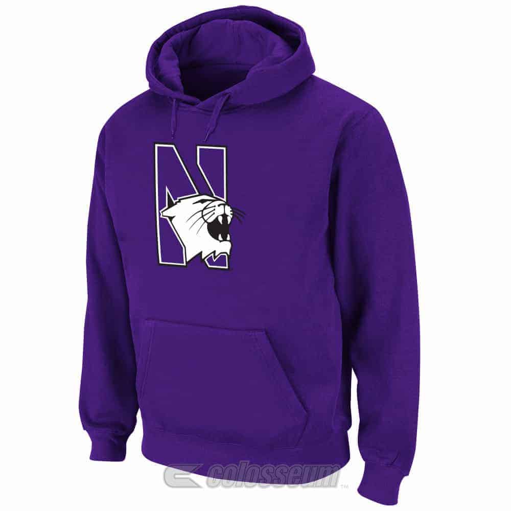 Northwestern Wildcats Colosseum Men's Huddle Fleece Hoodie