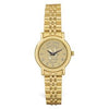 Northwestern Wildcats Mascot Design Gold Medallion Ladies Wristwatch