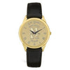 Northwestern Wildcats Mascot Design Gold Medallion Mens Wristwatch