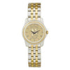 Northwestern Wildcats Mascot Design Gold Medallion Ladies Wristwatch