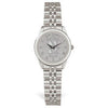 Northwestern Wildcats Mascot Design Silver Medallion Ladies Wristwatch