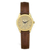 Northwestern Wildcats Mascot Design Gold Medallion Ladies Wristwatch