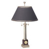 Northwestern Wildcats Mascot Design Gold Medallion Piano Wood Finish Alumni Lamp