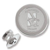 Northwestern Wildcats Mascot Design Silver Lapel Pin