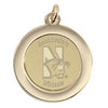 Northwestern Wildcats Mascot Design Gold Medallion Pendant Charm
