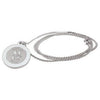 Northwestern Wildcats Mascot Design Silver Medallion Pendant Necklace
