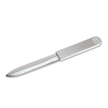 Northwestern Wildcats Mascot Design Silver Medallion Letter Opener