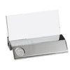 Northwestern Wildcats Mascot Design Silver Medallion Business Card Holder