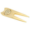 Northwestern Wildcats Mascot Design Gold Medallion Divot Repair Tool