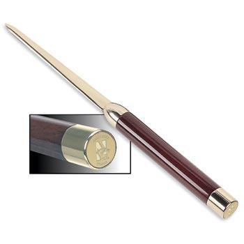 Northwestern Wildcats Mascot Design Gold Medallion Letter Opener