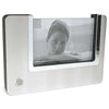 Northwestern Wildcats Mascot Design Silver Medallion Silver Swirl Finish Aluminum Picture Frame