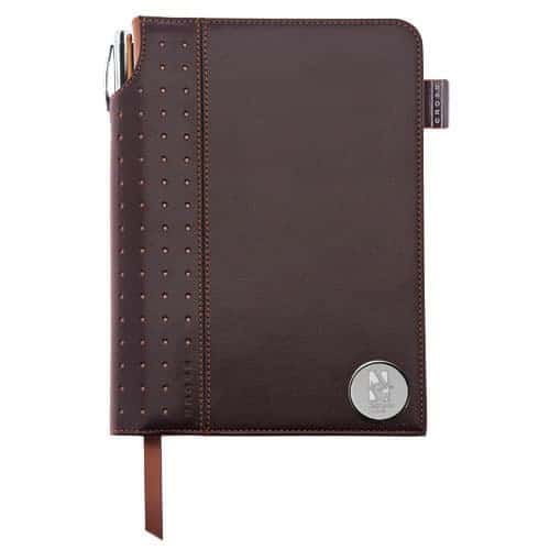 Northwestern Wildcats Mascot Design Silver Medallion Leatherette Cross Journal
