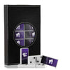 Northwestern Wildcats Domino Set in a Leatherite Case