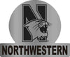 Northwestern Wildcats Auto Badge with N-Cat Northwestern Design