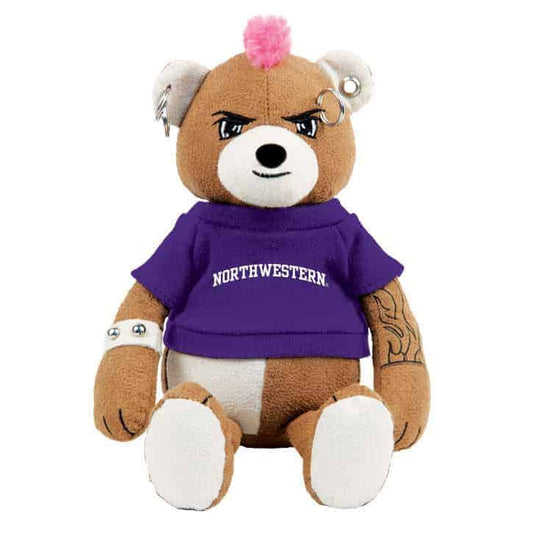Northwestern Wildcats The Unbearable Diesel Wearing Purple "Northwestern" Tee Shirt