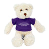 Northwestern Wildcats Teddy Bear Tropical Vanilla Wearing Purple "Somebody From Northwestern Loves Me" Tee Shirt