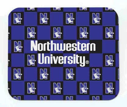 Northwestern Wildcats ColorMax Mouse Pad with Chercker Design