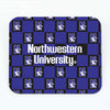 Northwestern Wildcats ColorMax Mouse Pad with Checker Design