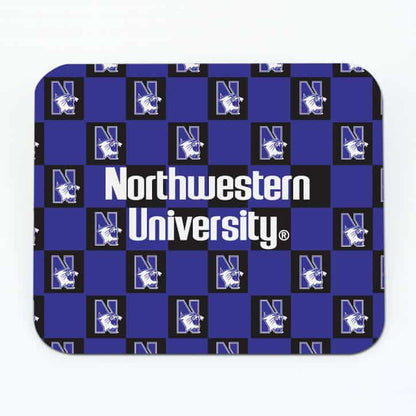 Northwestern Wildcats ColorMax Mouse Pad with Checker Design